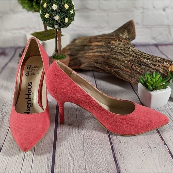 OlsenHaus Shoes - OlsenHaus Classic Coral Heels 